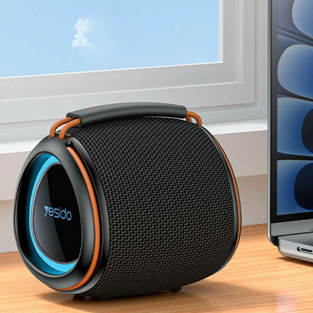 Yesido - Wireless Speaker (YSW40) - Bluetooth 5.3, Type-C, TF Card, USB, 1200mAh, 8W - Black
