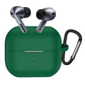 Techsuit - Silicone Case - for Samsung Galaxy Buds 3 / 3 Pro / 3 FE, Smooth Ultrathin Material - Green