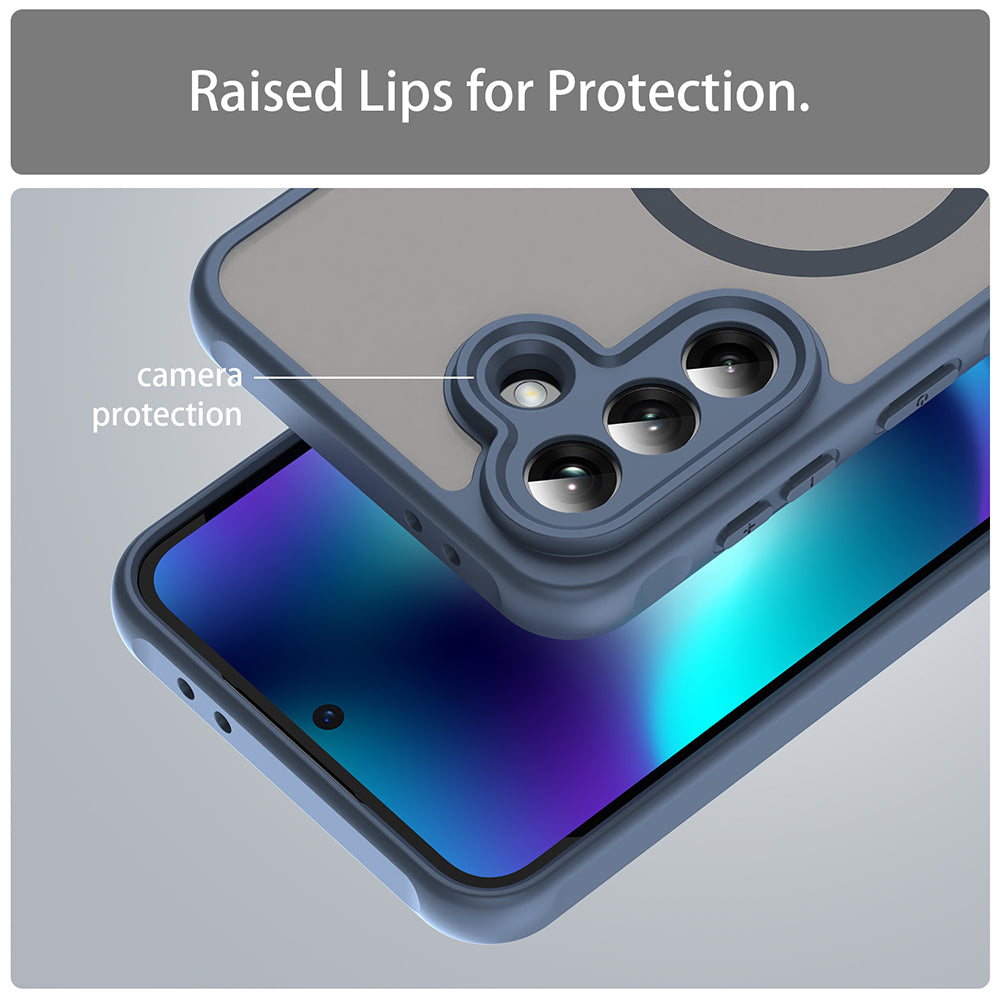 Techsuit - HaloFrost II MagSafe - Samsung Galaxy A37 5G - Navy Blue