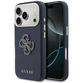 Guess Husa de protectie Guess Hardcase Resin Logo (GUHCP17L5PS4RGGB) compatibil cu iPhone 17 Pro, Albastru