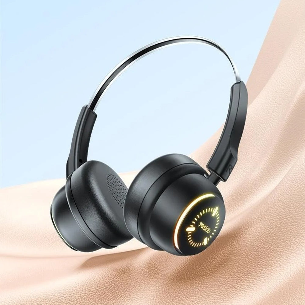 Yesido - Wireless Headphones (EP15) - for Kids, with Bluetooth, 40mm Speakers, 300mAh - Black