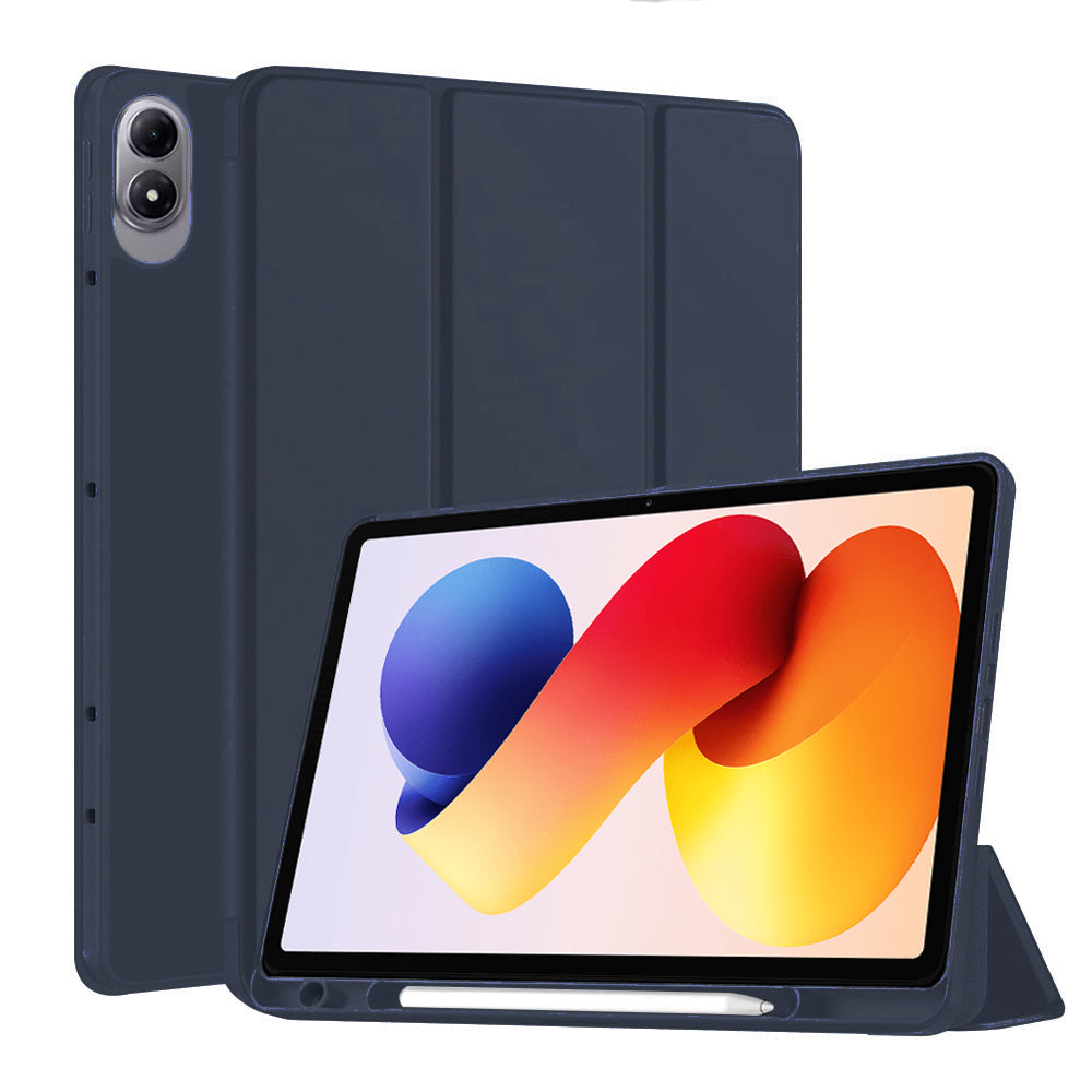 Techsuit - Flex Trifold (with Pencil Holder) - Xiaomi Redmi Pad 2 Pro - Dark Blue