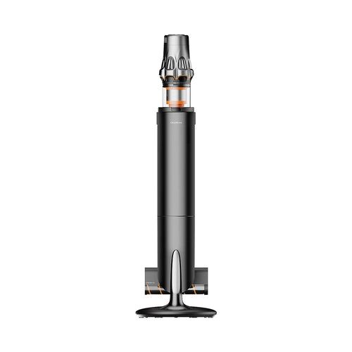 Deerma - Cordless Vacuum Cleaner (T50W Station) - 27000Pa, 600W, 2500mAh, HEPA, Cyclone Technology, LED Display - Black