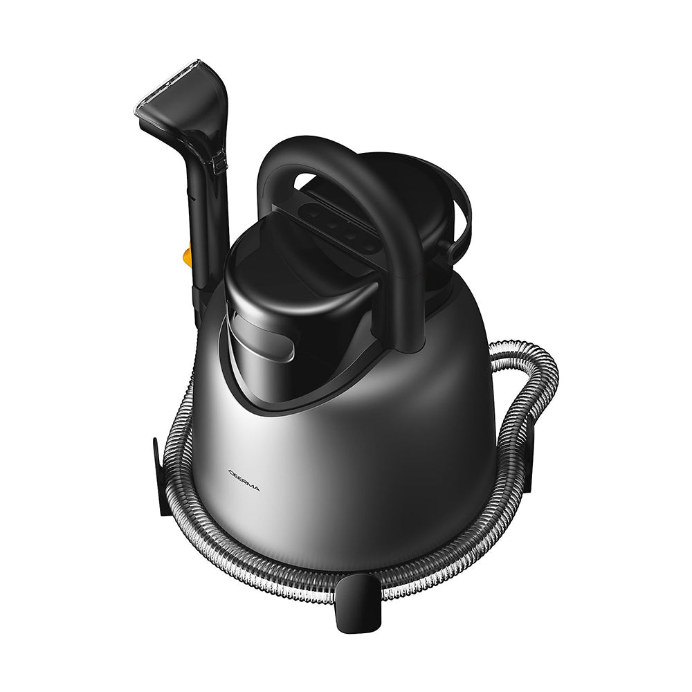 Deerma - Steam Cleaner (BY700 S) - 13000Pa, 1700W, High Temperature, 3 Modes, 5 Brush Heads, 6D Wash, Self-Cleaning - Bl