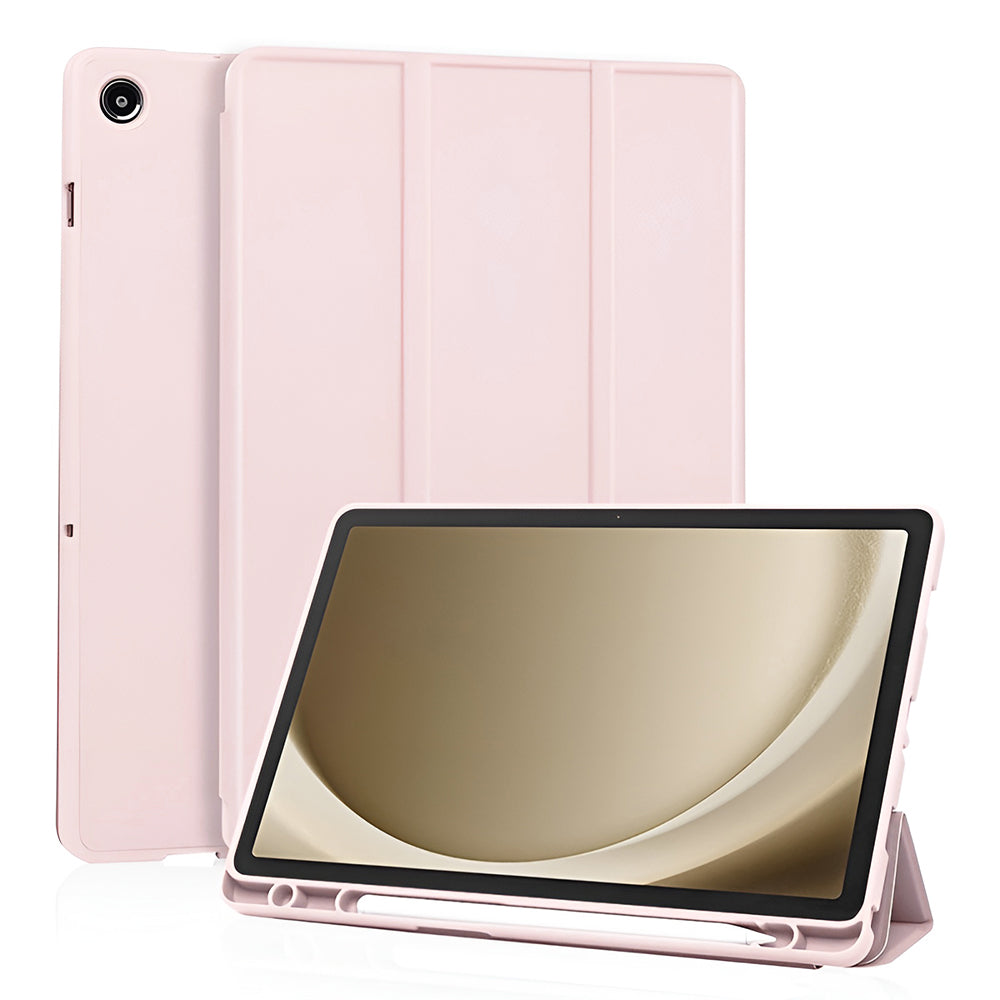 Techsuit - Flex Trifold (with Pencil Holder) - Samsung Galaxy Tab A11 Plus / A9 Plus - Pink