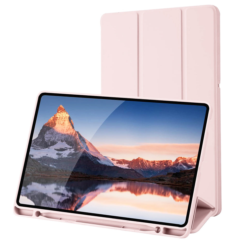 Techsuit - Flex Trifold (with Pencil Holder) - Samsung Galaxy Tab S6 Lite (2020/2022/2024) - Pink