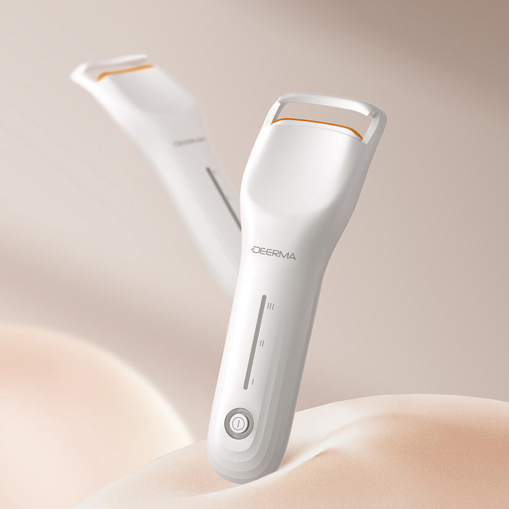Deerma - Eyelash Curler (JM01) - Bionic, Smart 3-Level Heat Control, 400mAh, 2W, Safe Color-Changing Silicone - White