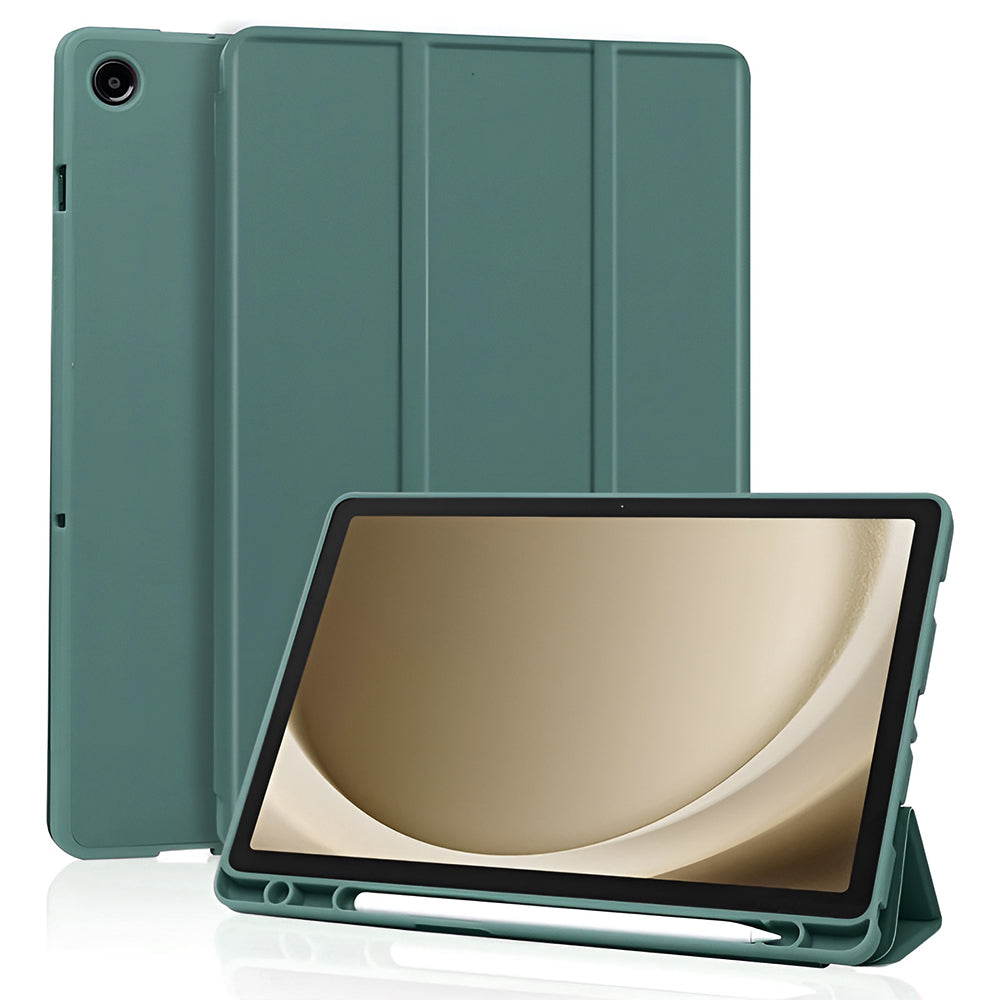 Techsuit - Flex Trifold (with Pencil Holder) - Samsung Galaxy Tab A11 Plus / A9 Plus - Green
