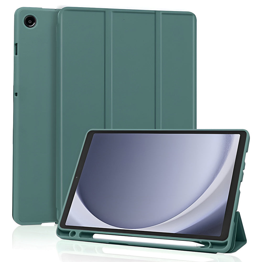 Techsuit - Flex Trifold (with Pencil Holder) - Samsung Galaxy Tab A11 / A9 - Green