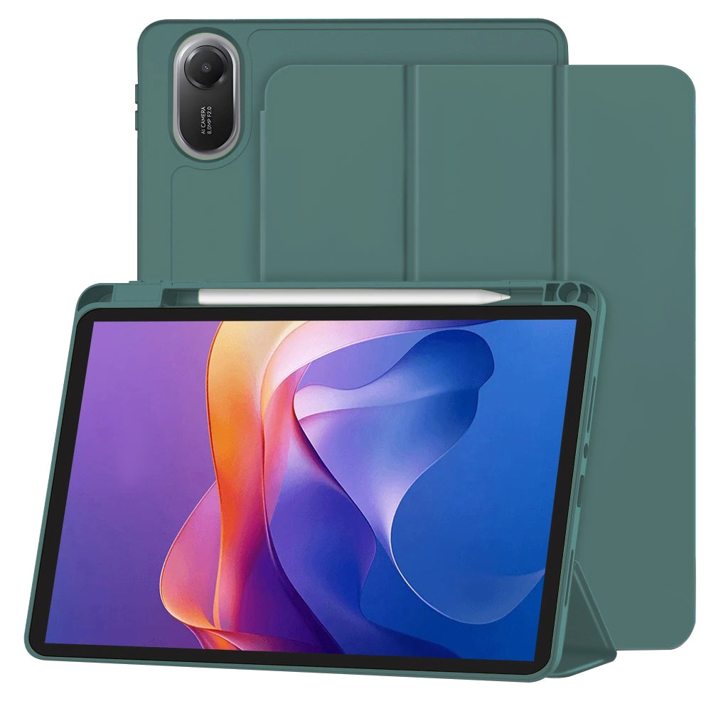 Techsuit - Flex Trifold (with Pencil Holder) - Xiaomi Redmi Pad 2 - Green