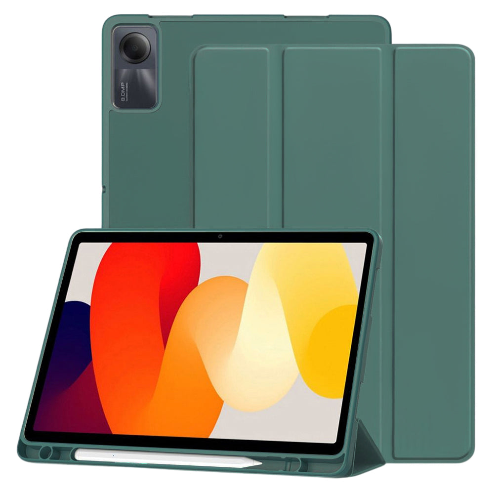 Techsuit - Flex Trifold (with Pencil Holder) - Xiaomi Redmi Pad SE 11" - Green
