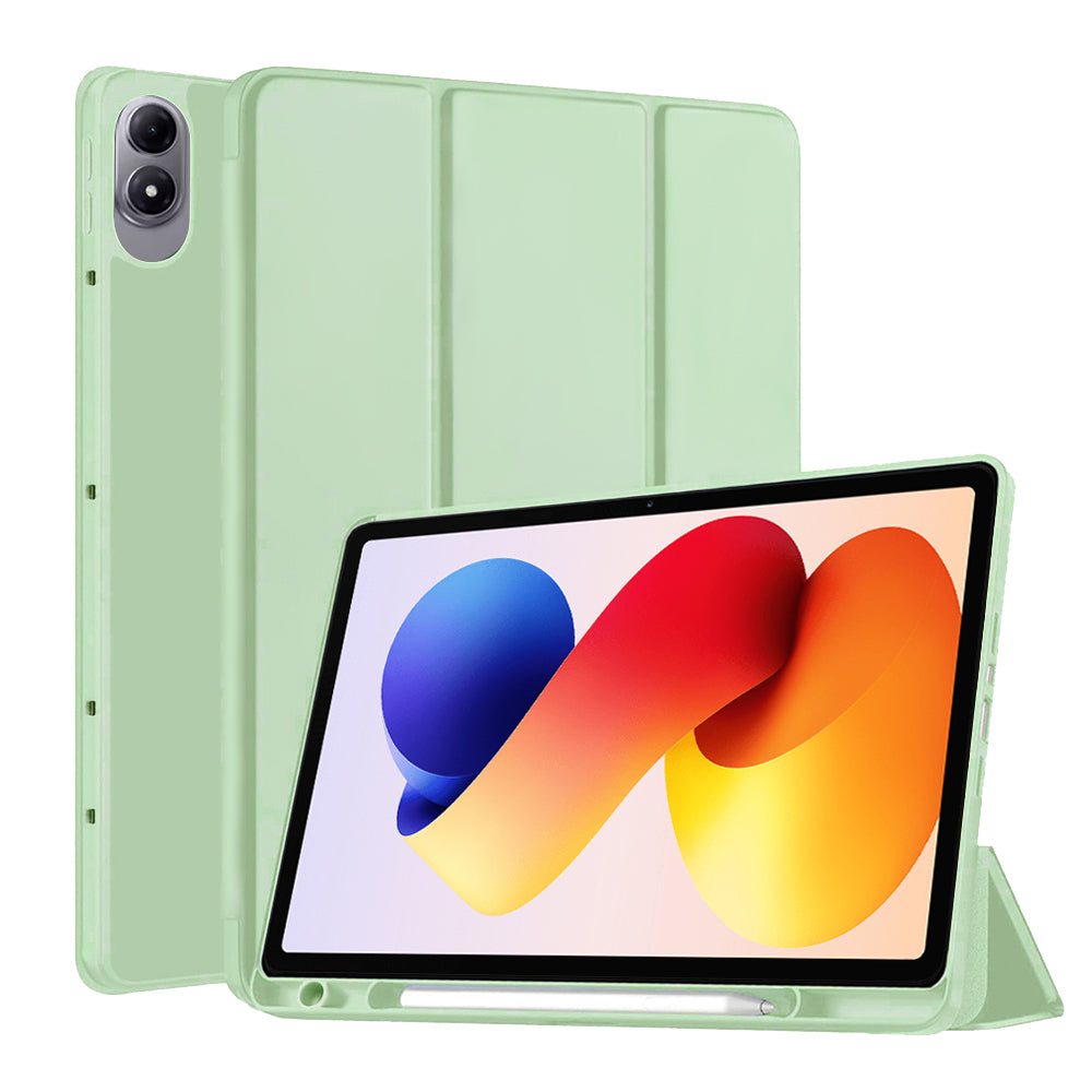 Techsuit - Flex Trifold (with Pencil Holder) - Xiaomi Redmi Pad 2 Pro - Matcha Green