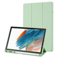 Techsuit - Flex Trifold (with Pencil Holder) - Samsung Galaxy Tab A8 10.5 (2021) - Matcha Green