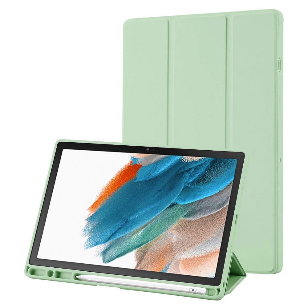 Techsuit - Flex Trifold (with Pencil Holder) - Samsung Galaxy Tab A8 10.5 (2021) - Matcha Green