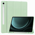 Techsuit - Flex Trifold (with Pencil Holder) - Samsung Galaxy Tab S9 / S9 FE / S10 FE - Matcha Green