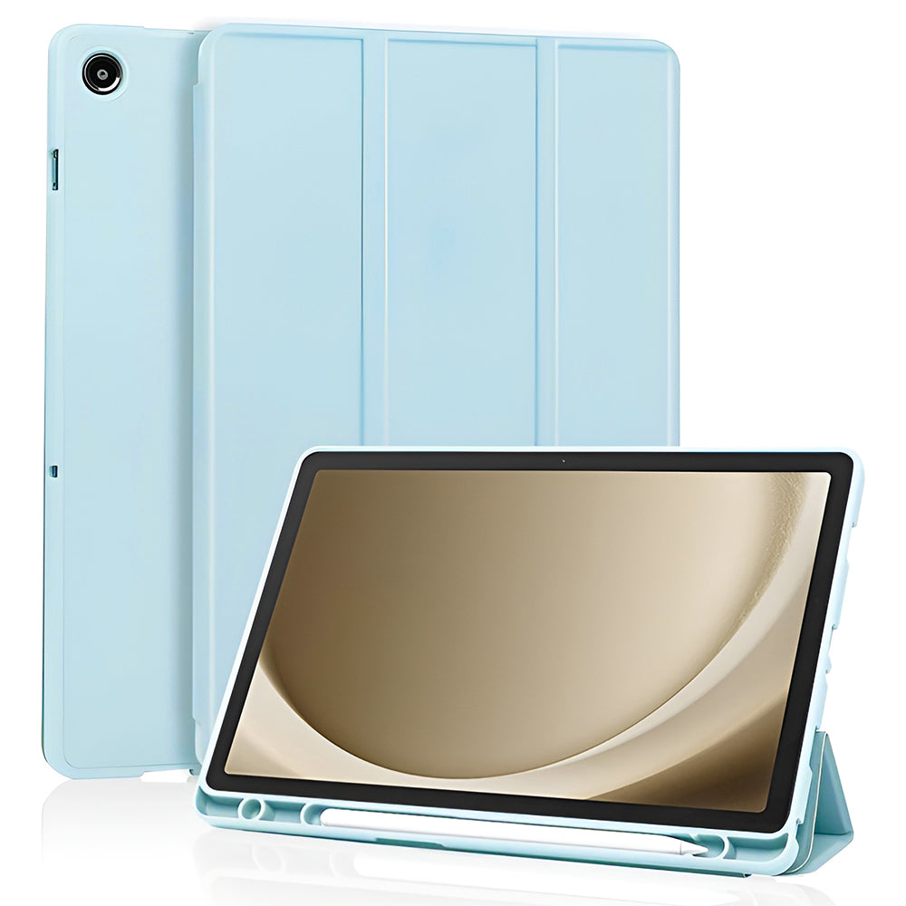 Techsuit - Flex Trifold (with Pencil Holder) - Samsung Galaxy Tab A11 Plus / A9 Plus - Sky Blue