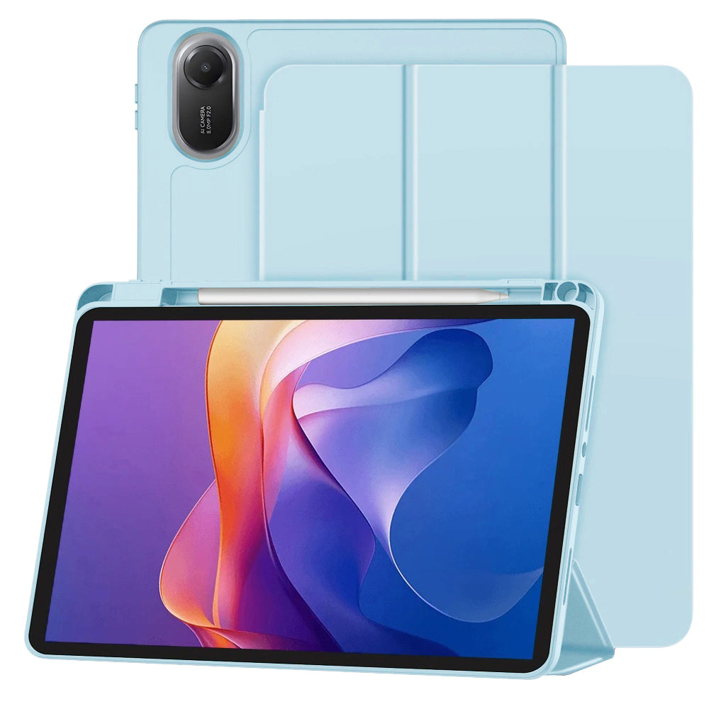 Techsuit - Flex Trifold (with Pencil Holder) - Xiaomi Redmi Pad 2 - Sky Blue