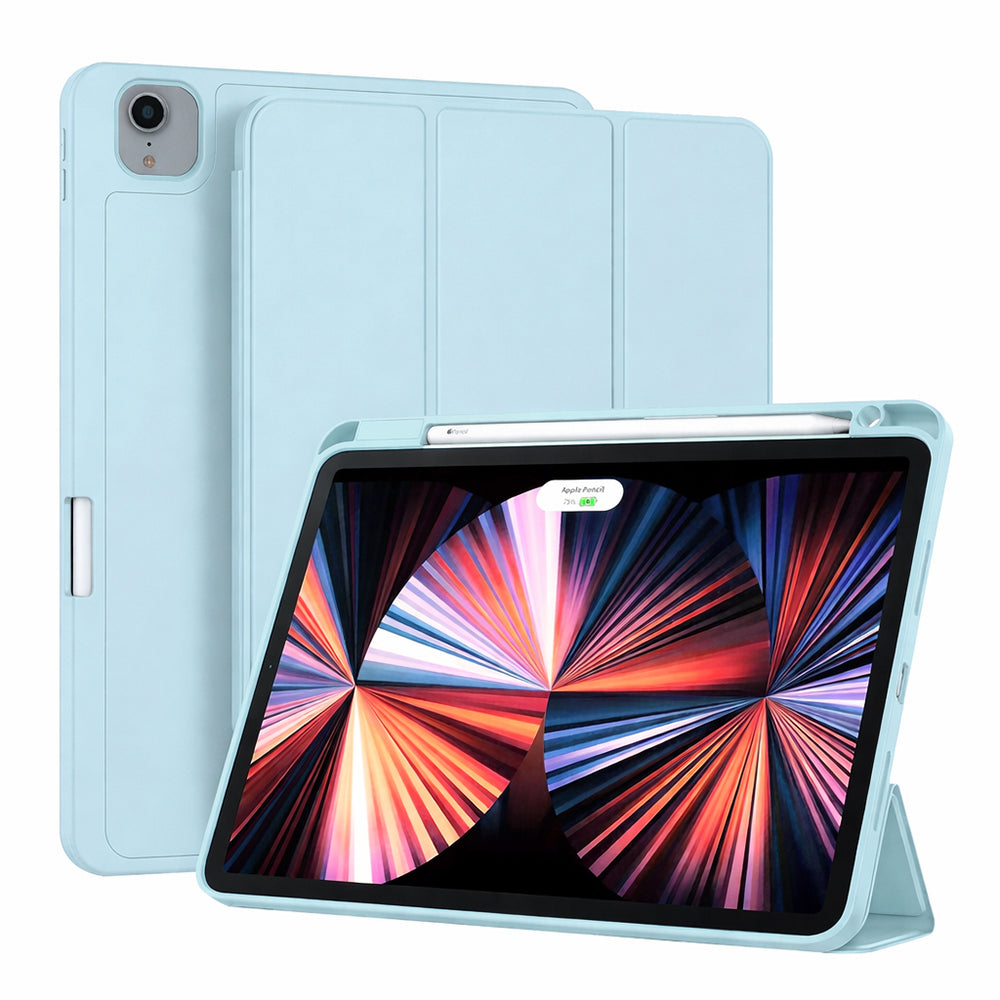 Techsuit - Flex Trifold (with Pencil Holder) - iPad Pro 11 (2018 / 2020 / 2021 / 2022) - Sky Blue