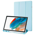 Techsuit - Flex Trifold (with Pencil Holder) - Samsung Galaxy Tab A8 10.5 (2021) - Sky Blue