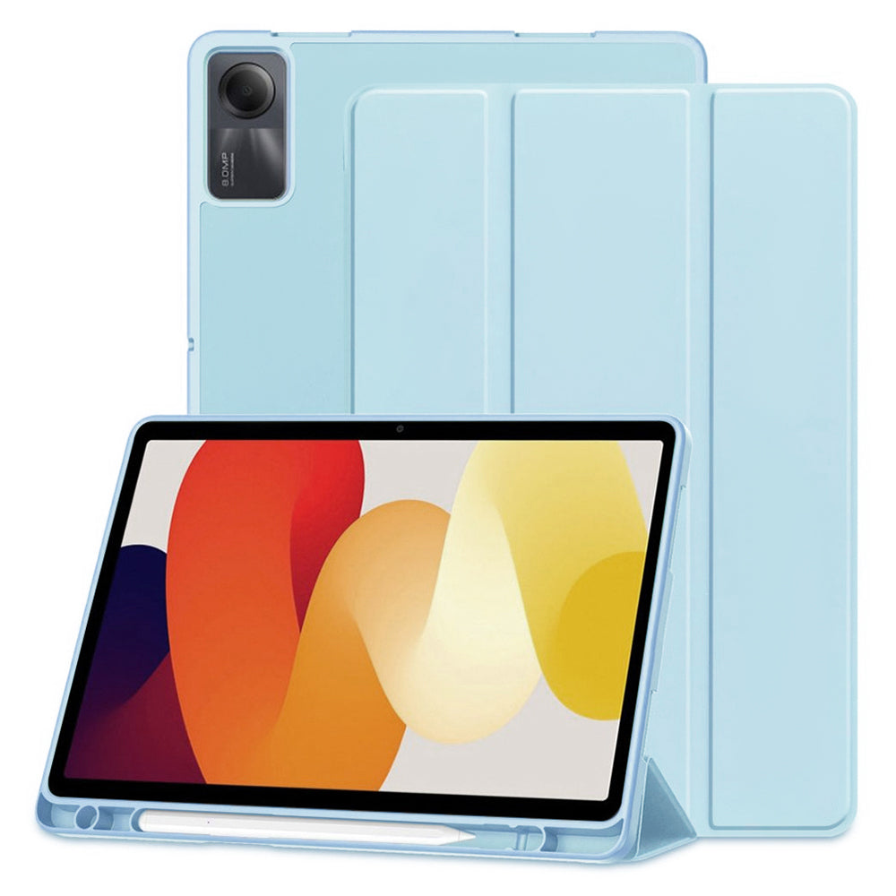 Techsuit - Flex Trifold (with Pencil Holder) - Xiaomi Redmi Pad SE 11" - Sky Blue