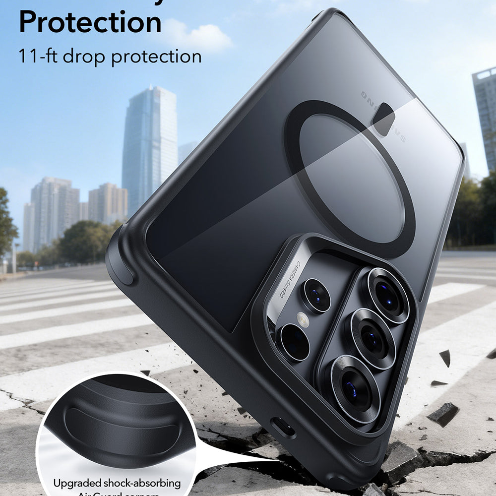 ESR - Classic Hybrid HaloLock - Samsung Galaxy S26 Ultra - Clear Black