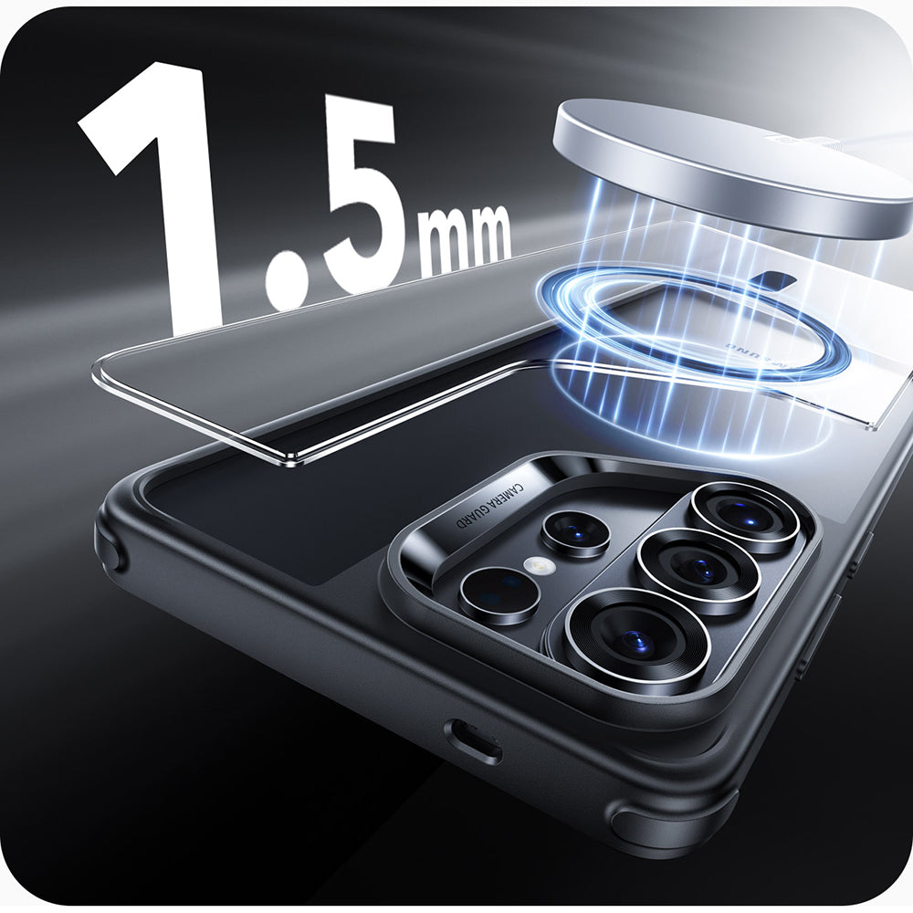 ESR - Classic Hybrid HaloLock - Samsung Galaxy S26 Ultra - Clear Black