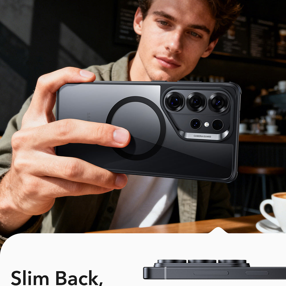 ESR - Classic Hybrid HaloLock - Samsung Galaxy S26 Ultra - Clear Black