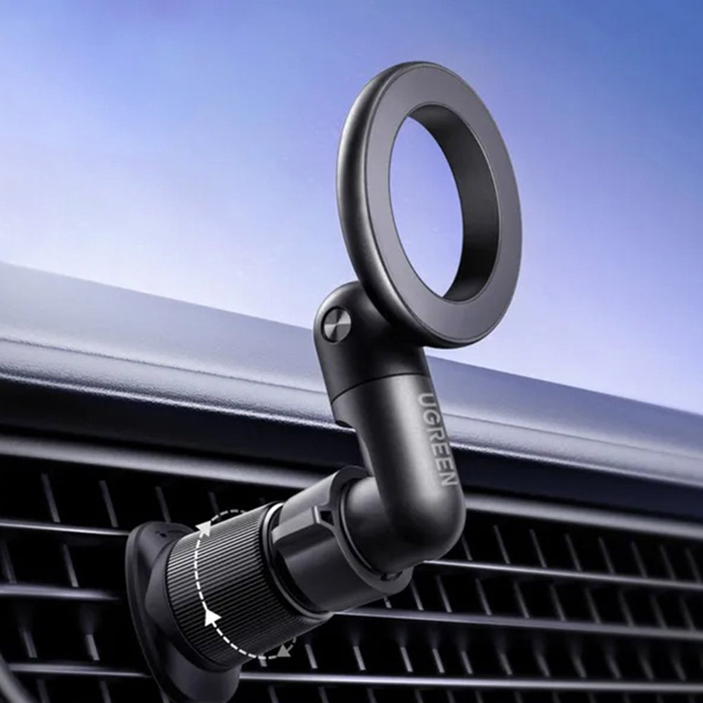 Ugreen - Car Holder LP923 (65185) - Magnetic Grip, for Air Vent, 360° Rotation, Secure Hold, Interference Free - Black