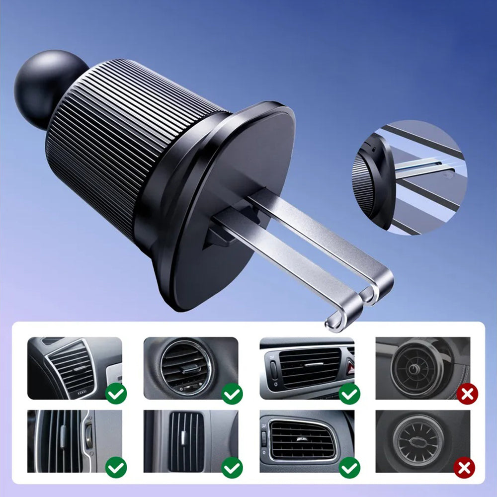 Ugreen - Car Holder LP923 (65185) - Magnetic Grip, for Air Vent, 360° Rotation, Secure Hold, Interference Free - Black