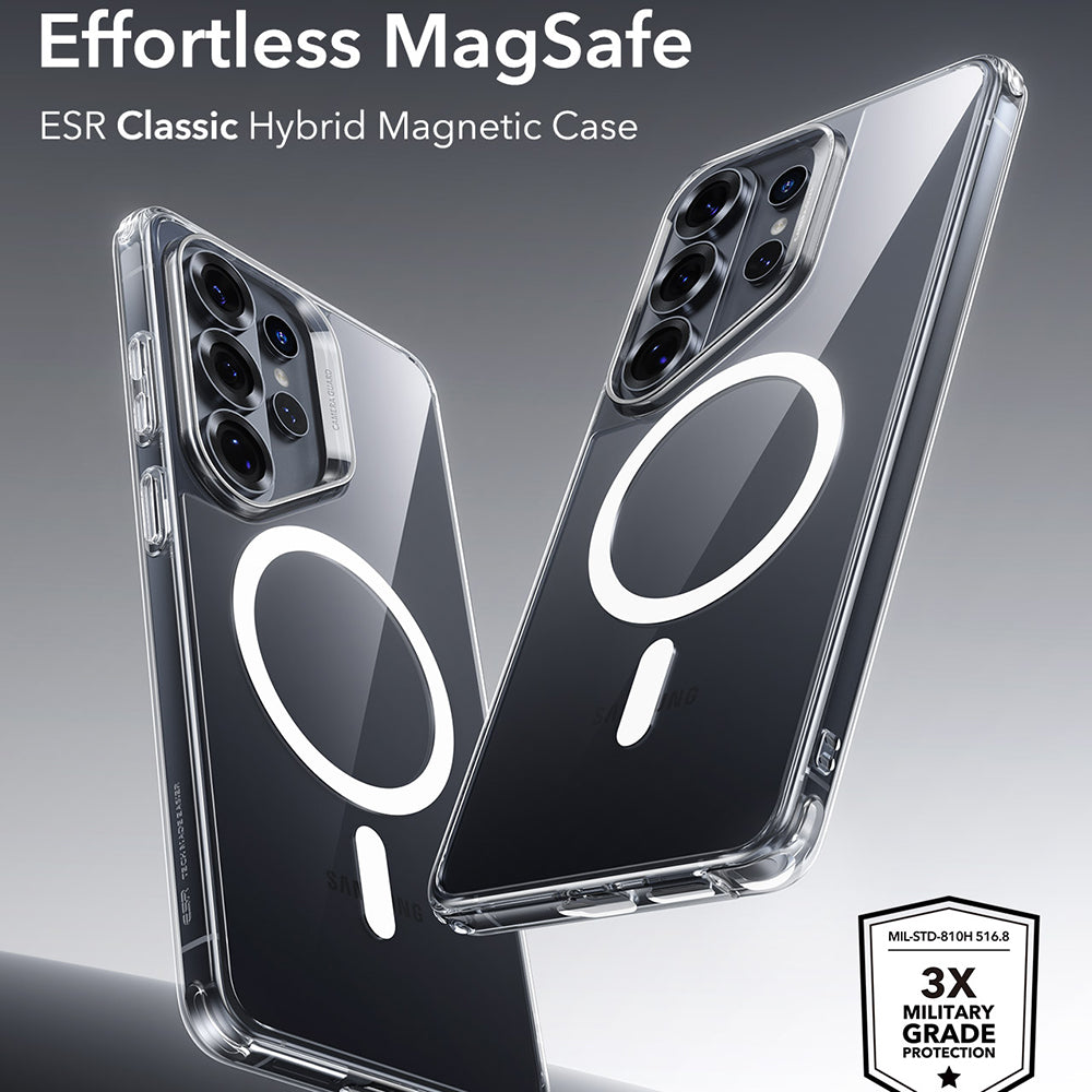 ESR - Classic Hybrid HaloLock - Samsung Galaxy S26 Ultra - Clear
