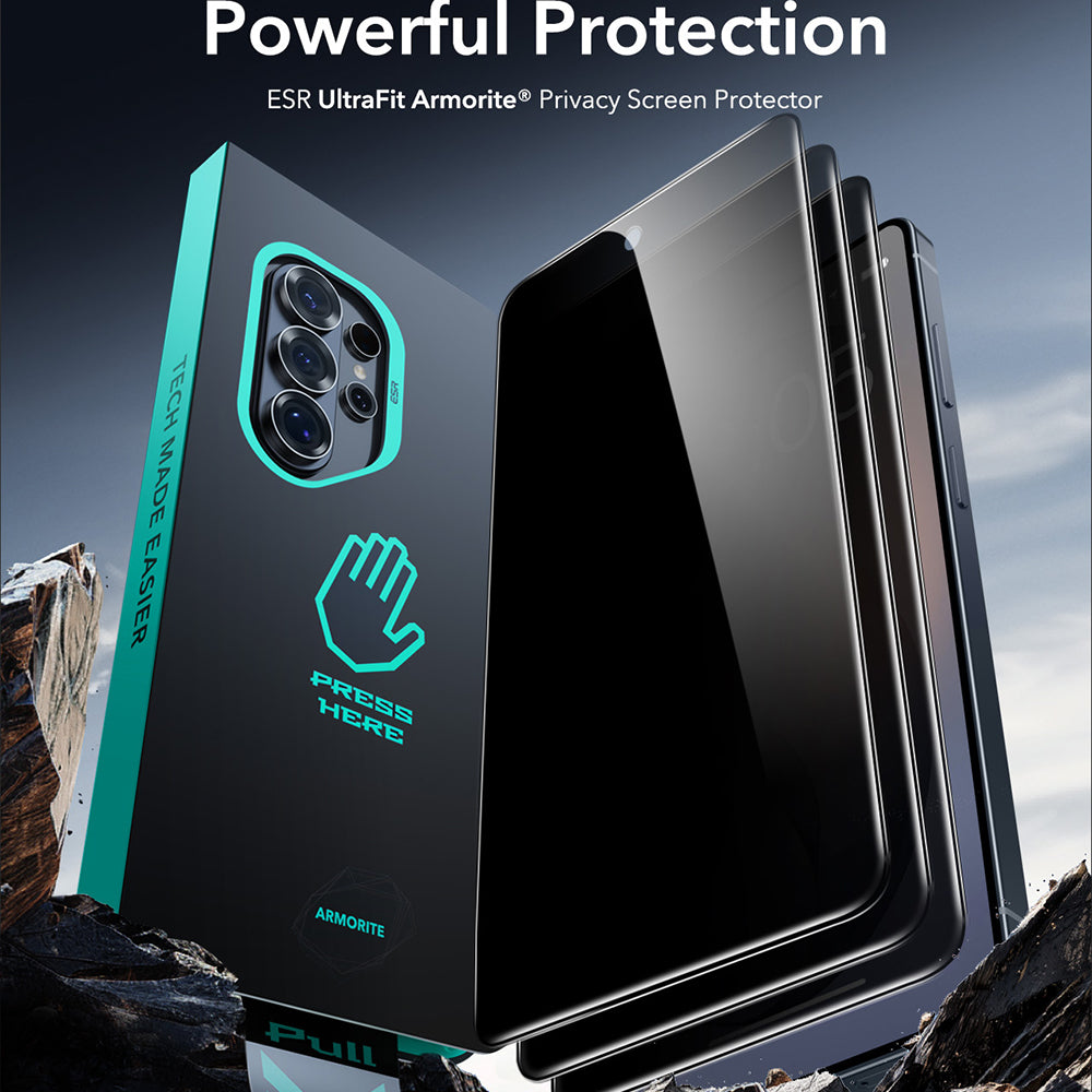 ESR - Armorite Screen Protector [Privacy Display Feature Not Supported] - Samsung Galaxy S26 Ultra - Privacy