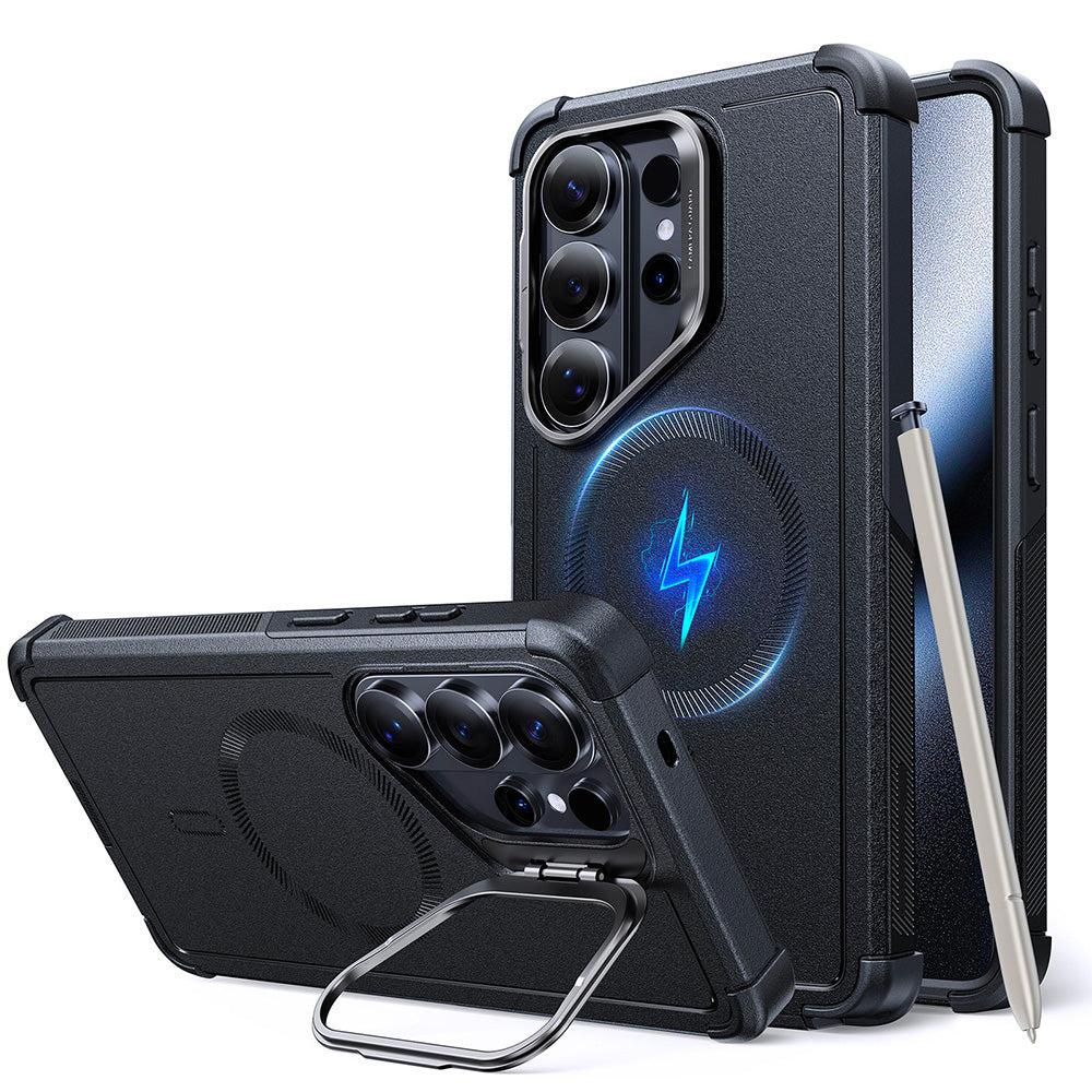 ESR - Cyber Armor Kickstand - Samsung Galaxy S26 Ultra - Black