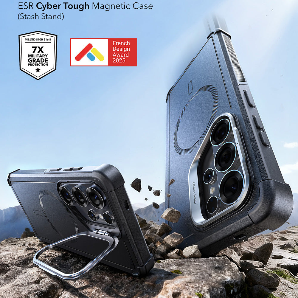 ESR - Cyber Armor Kickstand - Samsung Galaxy S26 Ultra - Black