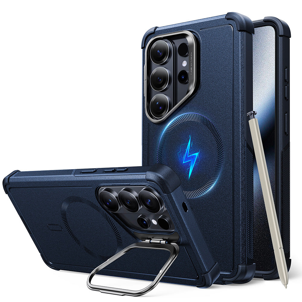 ESR - Cyber Armor Kickstand - Samsung Galaxy S26 Ultra - Blue