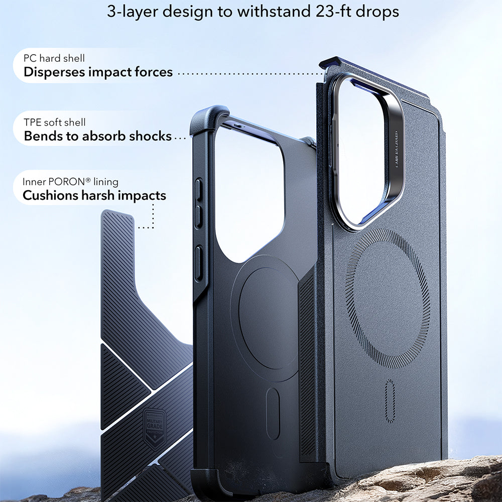 ESR - Cyber Armor Kickstand - Samsung Galaxy S26 Ultra - Blue