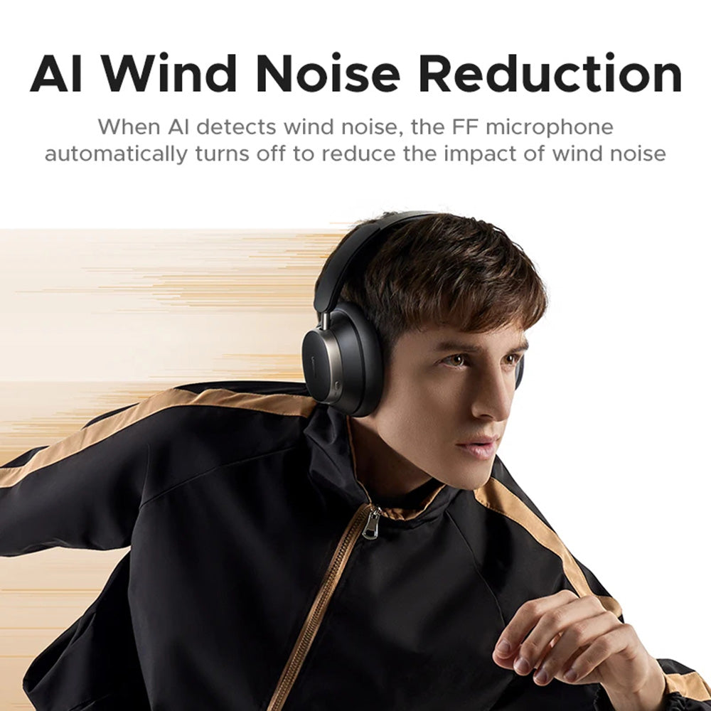 Ugreen - Wireless Headphones Studio Pro HP206 (55687) - Bluetooth 6.0, with Microphone, Hi-Res, ANC, Custom EQ, LDAC - B