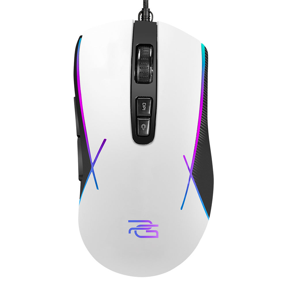 Proove - Wired Mouse Defiant (CMDE00000101) - for Gaming, USB, LED, 7 Buttons, 7200DPI, Windows, MacOS, Linux, 1.5m - Wh