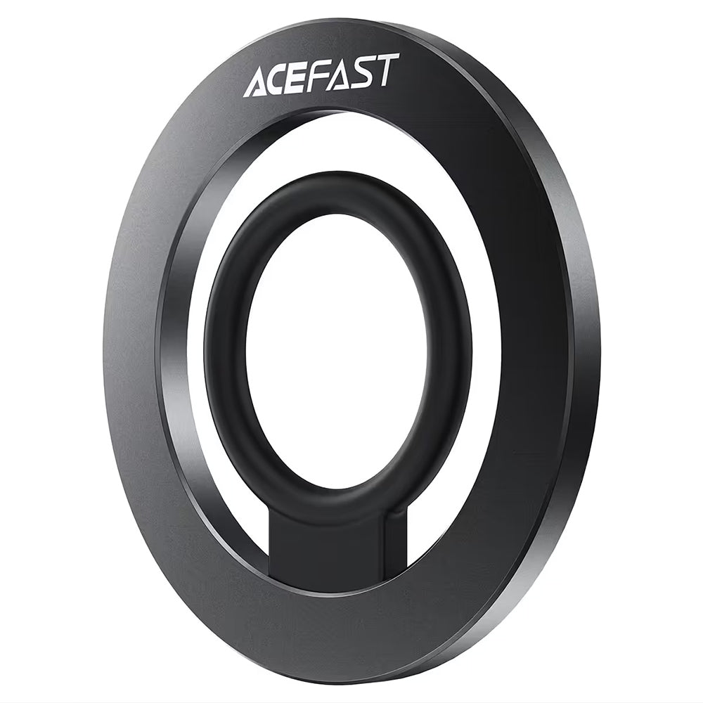 Acefast Suport Acefast Magnetic Phone Ring (E35), Ultra-Thin Design, N52 Magnet, Anti-Slip Silicone, Negru