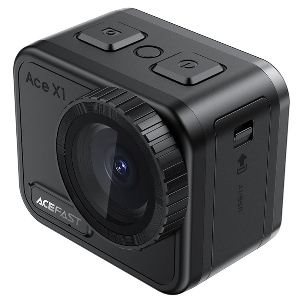 Acefast Suport Acefast Action Camera (X1), 4K, 20MP, Wi-Fi, EIS Stabilization, 2.1” Touchscreen, IPX8 21m Waterproof, Ne