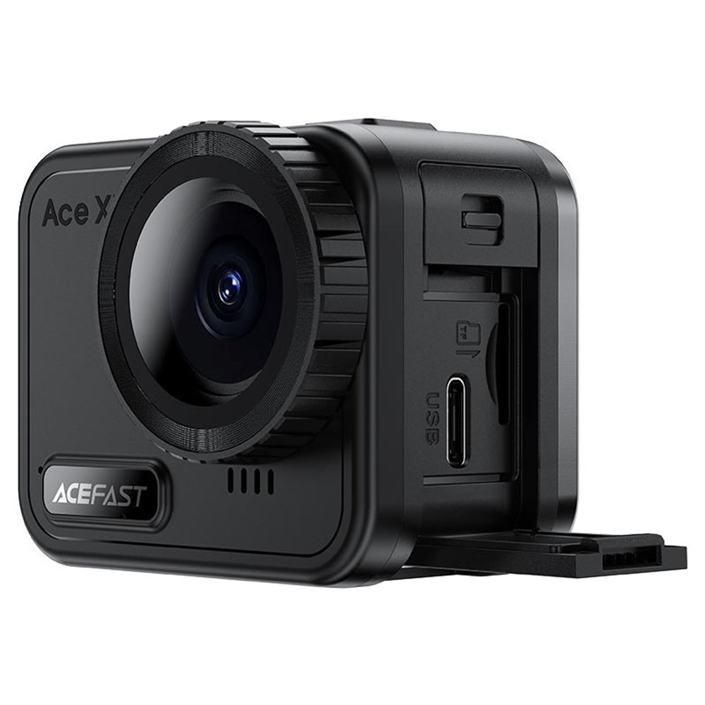 Acefast Suport Acefast Action Camera (X1), 4K, 20MP, Wi-Fi, EIS Stabilization, 2.1” Touchscreen, IPX8 21m Waterproof, Ne