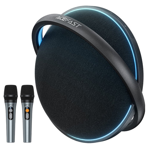 Acefast Casti Acefast Portable Wireless Speaker (K5 Max), with Dual Wireless Mics, 350W Peak, TWS Stereo, DSP, RGB Light