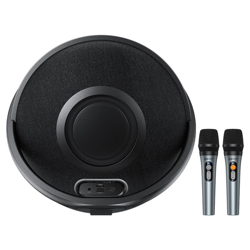 Acefast Casti Acefast Portable Wireless Speaker (K5 Max), with Dual Wireless Mics, 350W Peak, TWS Stereo, DSP, RGB Light