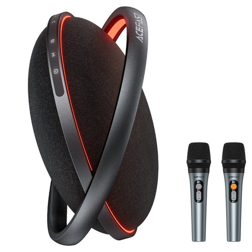 Acefast Casti Acefast Portable Wireless Speaker (K5 Max), with Dual Wireless Mics, 350W Peak, TWS Stereo, DSP, RGB Light