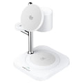 Acefast Incarcator Acefast 3 in 1 Magnetic Wireless (E39), Qi2.2, Phone + Watch + TWS, Night Light, 32.5W, Alb
