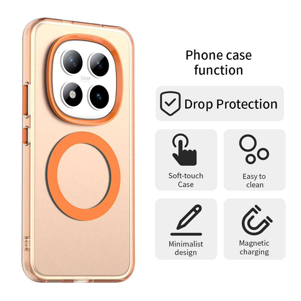 Techsuit - CandyCase MagSafe - Xiaomi Redmi Note 15 Pro+ 5G / Poco M8 Pro 5G - Orange