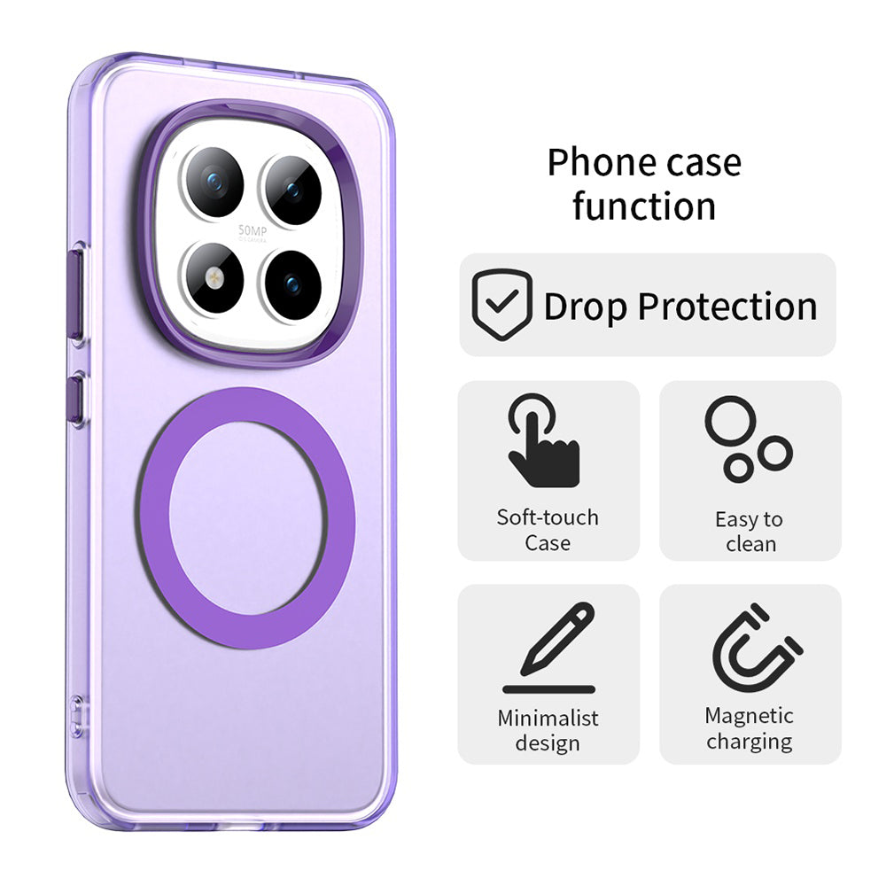 Techsuit - CandyCase MagSafe - Xiaomi Redmi Note 15 Pro+ 5G / Poco M8 Pro 5G - Purple