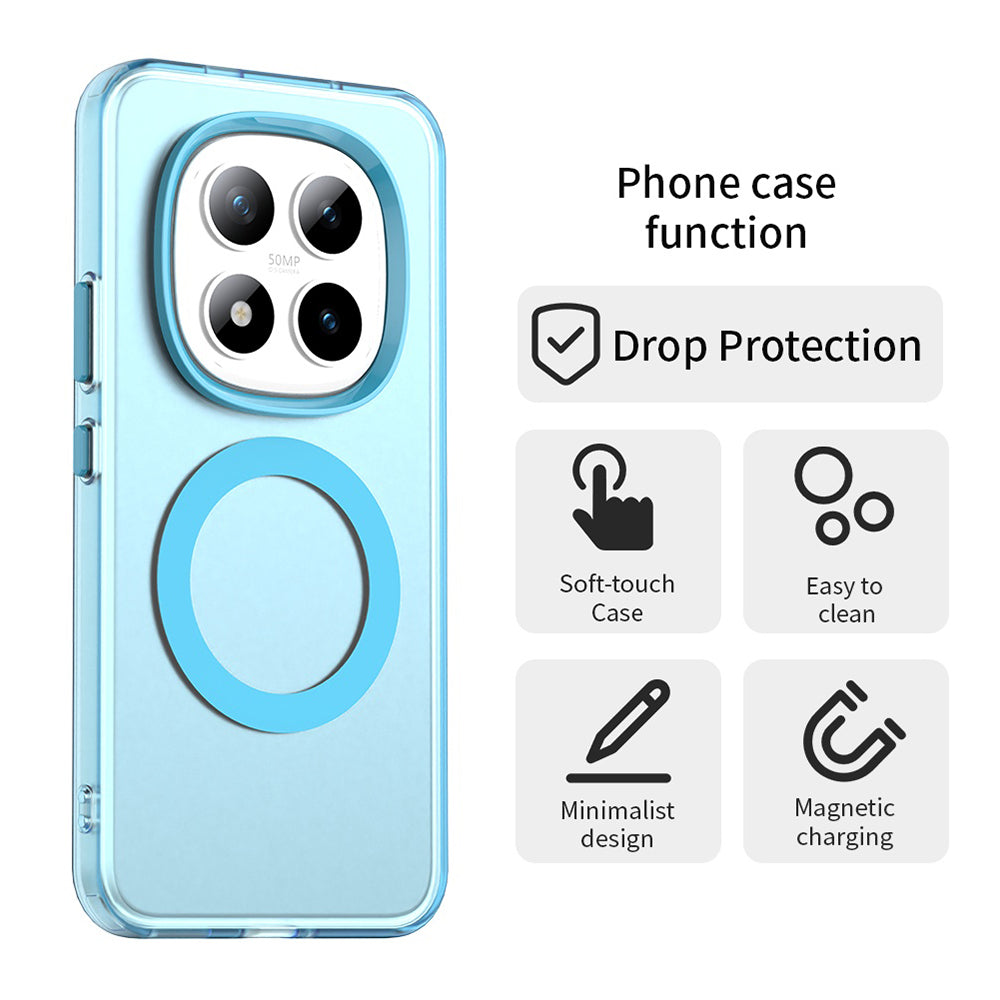 Techsuit - CandyCase MagSafe - Xiaomi Redmi Note 15 Pro+ 5G / Poco M8 Pro 5G - Blue