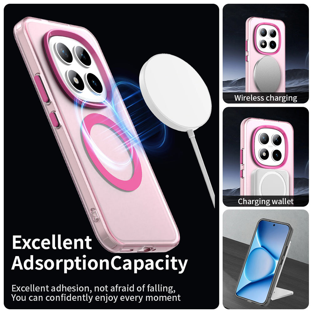 Techsuit - CandyCase MagSafe - Xiaomi Redmi Note 15 Pro+ 5G / Poco M8 Pro 5G - Pink