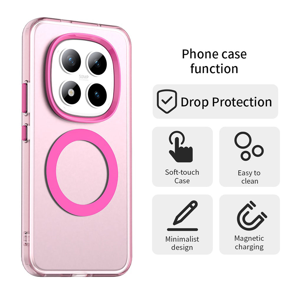 Techsuit - CandyCase MagSafe - Xiaomi Redmi Note 15 Pro+ 5G / Poco M8 Pro 5G - Pink