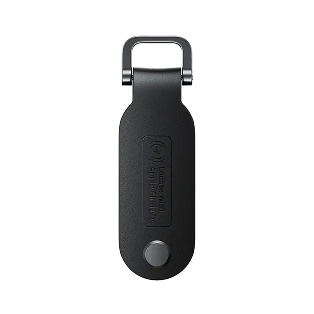Acefast Gadget Acefast Keychain Tracker (S4), Apple "Find My", PU Leather, Secure Metal Clip, Negru – imagine 3